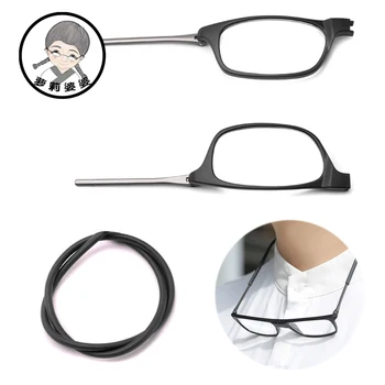 TR90 visi vratu magnetni obravnavi očala povečevalna za branje moških presbyopic očala ženska s steklenimi lečami