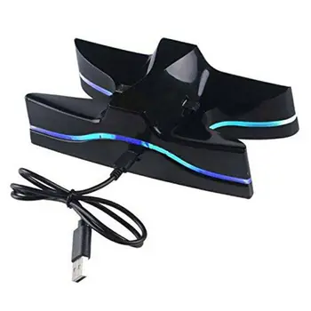 Novi Krmilnik za Igre Polnilnik Stojalo Za PS4 USB, LED, Dual Gamepad Hitro Polnjenje Dock Postajo za Sony Playstation 4 Krmilnik