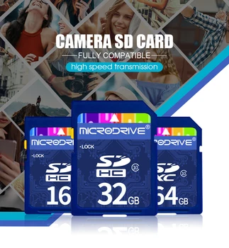 Original 48M/s -8 G 16 G 32GB U1 SDHC 64GB 128GB 256GB U3 SD SDXC Razred 10 Pomnilniška Kartica Za 1080p 3D, 4K video Kamera