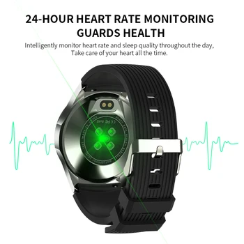 Luksuzni Pametno Gledati Moške Bluetooth Fitnes Tracker Spalna Srčnega Utripa Informacije Klic Pritisni In Opomnik Z Vibriranjem Smartwatch