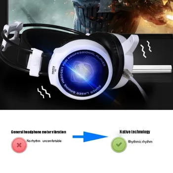 Unisex Gaming Slušalke Konkurenčno Igro G2 Žično Gaming Slušalke Slušalke Z Mikrofonom Za PS4 Prenosni RAČUNALNIK Telefon Novih 2021