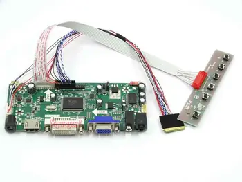 Yqwsyxl Nadzorni Odbor Spremlja Komplet za N140B6-L02 HDMI+DVI+VGA LCD LED zaslon Krmilnik Odbor Voznik