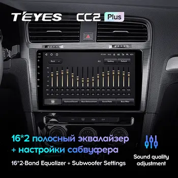 TEYES CC2L CC2 Plus Za Volkswagen Golf 7 2012 - 2020 Avto Radio Večpredstavnostna Video Predvajalnik Navigacija GPS Android Ne 2din 2 din dvd