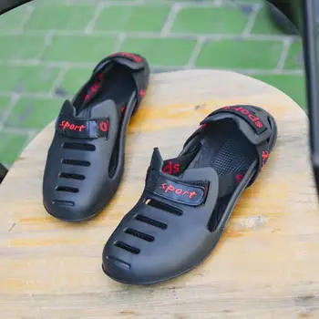 Poletni Čevlji za Moške Sandale Nov Modni Priložnostne Copate Prostem Plaži Copate Udobje Sandali Moški Prostem Luknjo čevlji