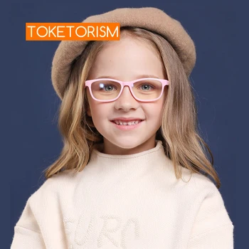 Toketorism Dekle Ultralahkih Udobno Nositi Anti Modra Očala otroška Očala
