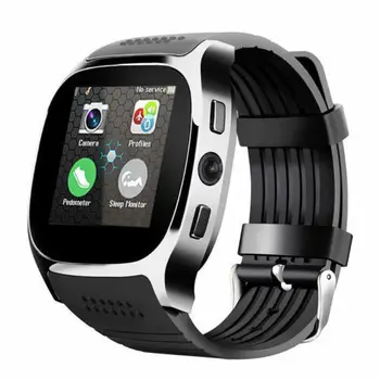 Pametna Ura S Kamero Zaslona Na Dotik T8 Bluetooth Smart Watch Podporo Sim In Tf Kartice Fotoaparata Za Android, Iphone