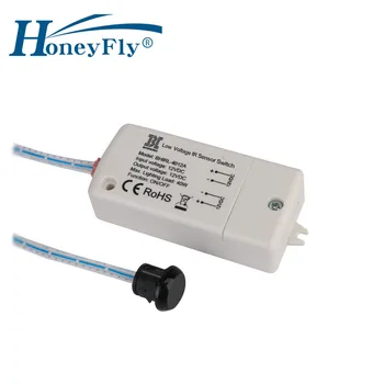 HoneyFly 10pcs LED DC12V IR Senzor za Vklop 40W Infrardeče Luči Stikalo Za LED Žarnice LED Trakovi Senzor Gibanja Roko Val 5-8 CM CE