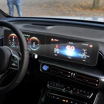 Avto Styling nadzorni Plošči GPS Navigacijski Zaslon Steklo Zaščitno folijo Nalepke Za Mercedes-Benz EQC Razred N293 Nadzorni LCD Zaslon