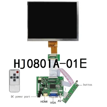 Yqwsyxl 8 palčni IPS 1024*768 tablet HD zaslon LCD-zaslon HJ080IA-01E HE080IA-01D Voznik Odbor HDMI Nadzor, Spremljanje Za Maline