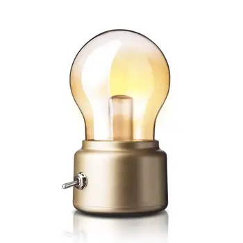 Polnilna LED Edison Žarnica USB 5V Brezplamensko Ogenj Svetlobi Volframove Letnik Utripanje Vpliva Roman Sveča Nasvet Lučka Doma Dekor