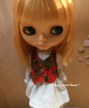 [MG570] 2018 Brezplačna Dostava Nove Blythe Lutka Obleko # Lep Telovnik za Blythe Azone Licca Doll Obleke za Drobno