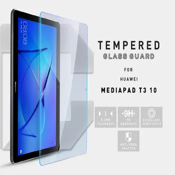 Tablični Kaljeno Steklo Screen Protector Kritje Za Huawei MediaPad T3 10 9.6 Palčni Tablični Eksplozijam Kaljeno Film