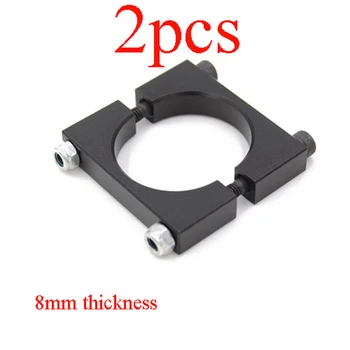 2PCS Aluminij Zlitine D30/35/40/45mm Zgostitev Objemka 8 mm Debeline Cevi Posnetek Chamfer Predelave Ogljikovih Cevi, Priključek za RC Brnenje