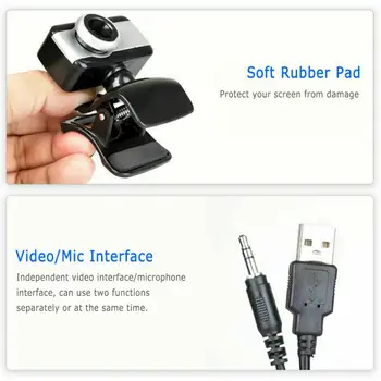 Prenosni RAČUNALNIK Prenosni Webcam, USB Kamera Z Mikrofonom, Vroče Prodaje Spletna Kamera Za Živo Video Calling Webcam 1080P