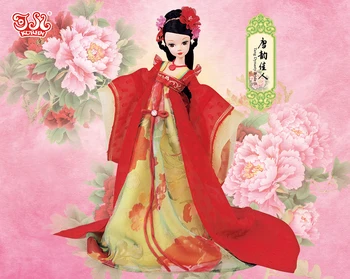 Kitajski Nevesta Lutka Poročno Darilo - Tang Dinastije #9090 črni petek spodbujanje