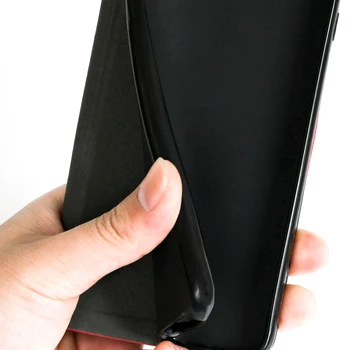 Luksuzni PU Usnjena torbica Za Homtom P30 Pro Flip Primeru Za Homtom P30 Pro Telefon Primeru Mehko TPU Silikon Zadnji Pokrovček