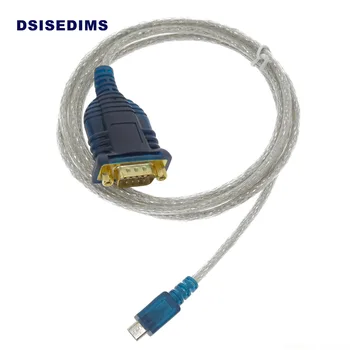 5 M Dolžine Omrežja Usmerjevalnika Kabel Micro USB na RS232 DB9 Moški Konzole Kabel za Pametni telefon, Tablični RAČUNALNIK