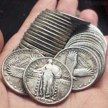 1817-1930 ZDA Star Kovanec 33pcs Stoji Svobode Četrtletju Kovanec KOPIJO 24 mm Zbirateljskih