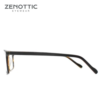 ZENOTTIC Design Recept Očala Ženske Optični Acetatni Okvir Očala Moda Postopno Anti Modra Očala Za Moške BT2004