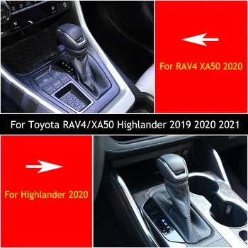 Za Toyota RAV4/XA50 Highlander 2019 2020 2021AT Avto Prestavna Ročica Zajema Trim Nalepke Okras Avto-styling Dodatki