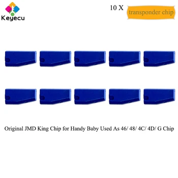 KEYECU 10PCS/Veliko Zamenjava Izvirnega JMD Kralj Čip za Priročno Otroška Uporablja Kot 46/ 48/ 4C/ 4 D/ G Blue Chip