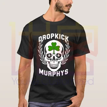 Najnovejši 2020 Poletje Dropkick Murphys Lobanje Logotip Bombaž Crewneck Priljubljena Majica Homme Vrhovi Tees S-4XL