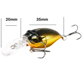 Mini Ročice Vabe Začasno Wobblers Fishing Lure Umetne Vabe za 5,7 g/55mm Težko Vab Pisanec SR-X BELOGLAVI UL fisihng Lure