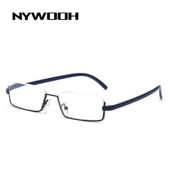 NYWOOH TR90 Pol Okvir Moških Branje Očala Ženske Anti Modra Svetloba Daljnovidnost Očala Presbyopia Očala z ohišjem