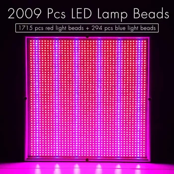 2000W 2009leds LED Grow Svetilka Ffs Lučka Celoten Spekter Rastejo Svetlobe AC85V-265V Za uporabo v Zaprtih prostorih Rastlin, Sadike Cvet Rast Fitolamp