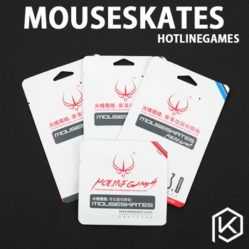 Hotline igre 2 kompleta/paket original ravni konkurence miško noge rolerji gildes za Logitech G403 G603 G703 0,6 mm debeline