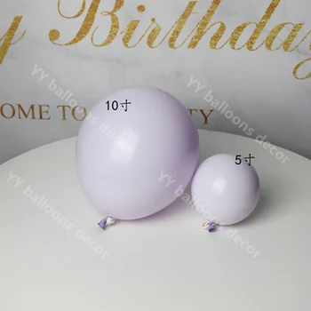 DIY GLOBALNI Baloni Garland Arch Macaron Latex Vijoličen Balon Baby Tuš Dekle Rojstni dan, Poroko Globo Inflator Dekoracijo