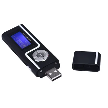 Prenosni USB MP3 Predvajalnik Glasbe, Digitalni LCD Zaslon Podporo 16GB TF Card Speed USB Prenos Podatkov Mp3 #4