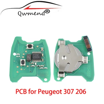 QWMEND Avto Daljinski Ključ Elektronski Odbor Ploščo za Peugeot 307 Smart Avto Ključ PCB za Citroen C2 C3 Pluriel