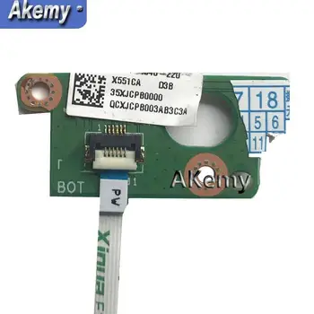 XinKaidi Original ZA ASUS X551 X551CA Gumb za Vklop Stikalo gumb ODBOR S Kablom X551CA PWR ODBOR REV:2.2 Testirani Hitro Ladjo