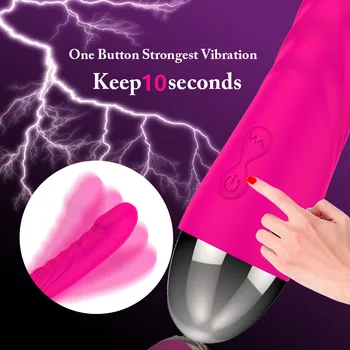 Velik Dildo, Vibrator Soft AV Palico Vibrator za G Spot Klitoris Stimulator Spolnih Igrač za Ženske Vagine Massager Ženski Masturbator