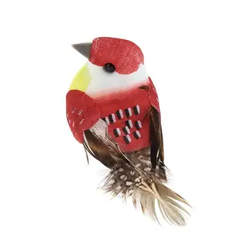 12pcs/Set Simulacije Perja Ptic Modeli Lažne Umetne Pene Živali Poroka Doma Vrt Ornament Obrti, Malih Dekoracijo