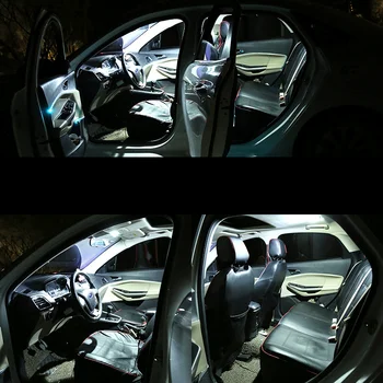 8pcs Canbus Napak LED Sijalke Notranje zadeve Branje Trunk Luči Komplet Za Obdobje 2013-2017 Renault Clio 4 IV MK4 registrske Tablice Lučka