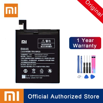 Xiao Mi Prvotno BM46 Baterija Za Xiaomi Redmi Opomba 3 / Opomba 3 Pro Batterie Pravi Zmogljivosti 4760mAh Polnilna Batteria