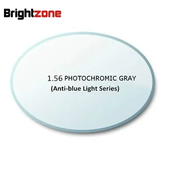 1.56 Anti-blue Ray Photochromic Sivo Računalnik Sevanja UV Zaščito HC Anti-Odsevni CR-39 Rx Očala na Recept Leče