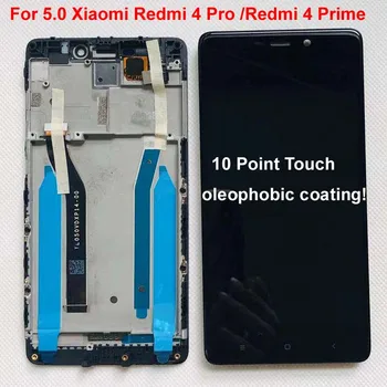 Original 5,0 Xiaomi Redmi 4 Pro Redmi 4 Prime ROM-32 G LCD Zaslon+ekran na Dotik Računalnike Okvir Za Redmi 4 Pro Zaslon