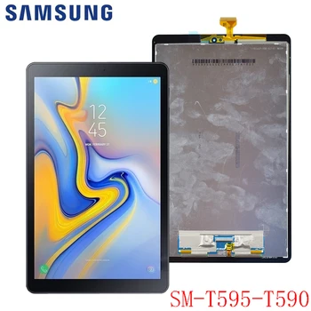 Za Samsung Galaxy Tab A2 T590 T595 SM-T595 SM-T590 LCD Zaslon Zaslon na Dotik Celoten Sklop Zamenjava