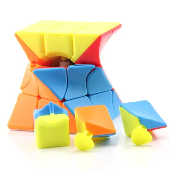 FanXin Twisted 3x3x3 Magic Cube 3x3 Torzijsko Strokovno Hitrost Puzzle Twisty Možganov Teaser Antistress Izobraževalne Igrače Za Otroke