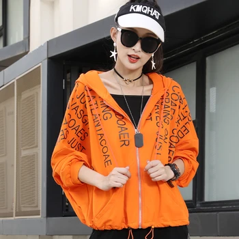 Max LuLu 2020 Nove Jesensko Korejskem Slogu Ženski Gothic Oblačil Žensk Natisnjeni Hooded Jopiči Svoboden Ulične Priložnostne Coats Plus Velikost