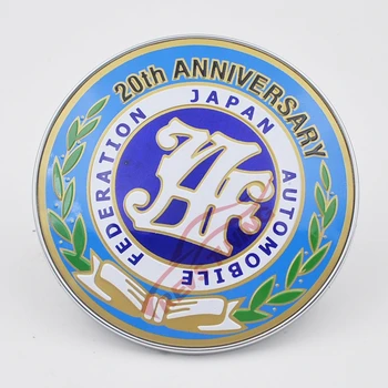 Brezplačna Dostava! ID: 9 cm 20. Obletnico Avto Styling Sprednja Maska JAF Značko Logo Grb