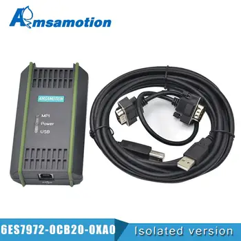 USB Kabel za Programiranje PC Adapter Za Siemens S7-200/300/400 PLC RS485 Profibus-MPI PPI Sporočilo Replace 6ES7972-0CB20-0XA0