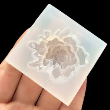 ANGELADY 5Pcs Ročno izdelan 3D Cvet Silikonski Nakit Epoksi Smolo, Plesen, Cvetni Smolo Litje Plesni Nakit, Izdelava DIY Umetnostne Obrti Orodje
