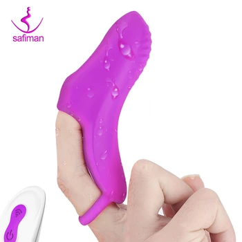 Prst Vibrator Sex Igrače Za Ženske Vaginalne G-Spot Massager Klitoris Stimulator Brezžični Daljinski Vibratorji Ženski Odrasle Izdelka