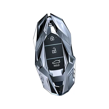 Cinkove Zlitine Avto Ključ Primeru Za Hyundai Elantra GT Kona Santa Fe Veloster Smart Remote Fob Kritje Zaščitnik Vrečko Avto Styling