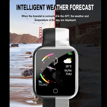 I5 Smartwatch Nepremočljiva Ženske Pametno Gledati Srčnega utripa Športnih Dejavnosti Tracker Fitnes Športna Zapestnica Android Obrabe ONLENY