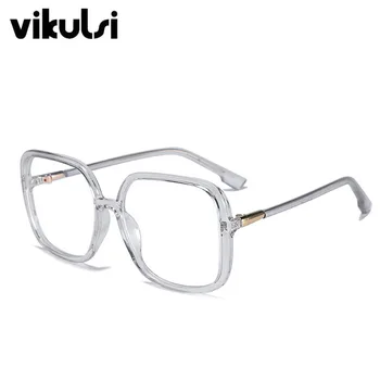 2020 Kvadratnih TR90 Pregledna Očala blagovne Znamke Unisex Elegantno Trend Ženska Očala Znamke Ponaredek Kratkovidnost Očala Pregleden Oculos Moški